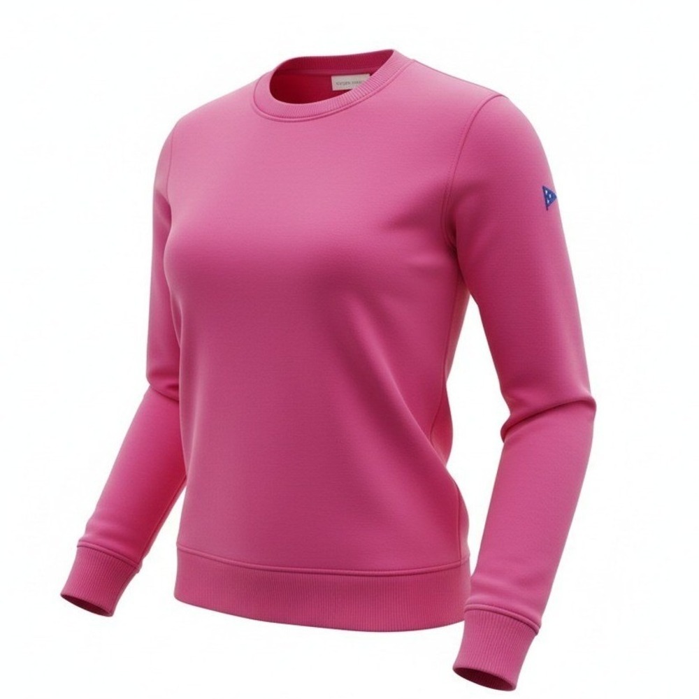 Peter Millar Golf Pullover LF23EK44 Womens Small Raspberry Pink UPF 50+